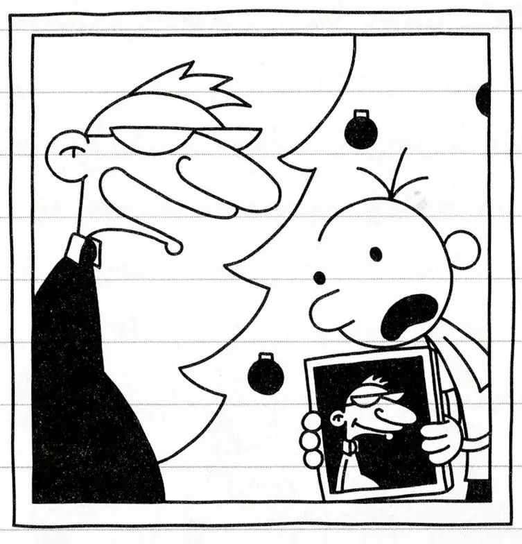 Çocuklar İçin Wimpy Kid Günlüğü Boyama Sayfaları 
