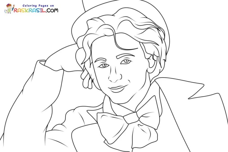 Çocuklar İçin Wonka Boyama Sayfaları 