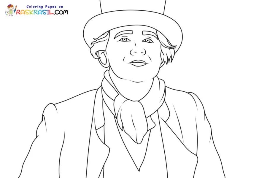Çocuklar İçin Wonka Boyama Sayfaları 