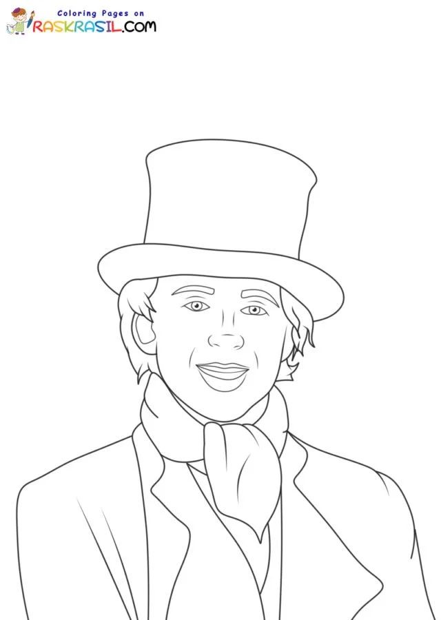 Çocuklar İçin Wonka Boyama Sayfaları 