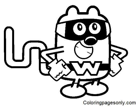 Çocuklar İçin Wow Wow Wubbzy Boyama Sayfaları 