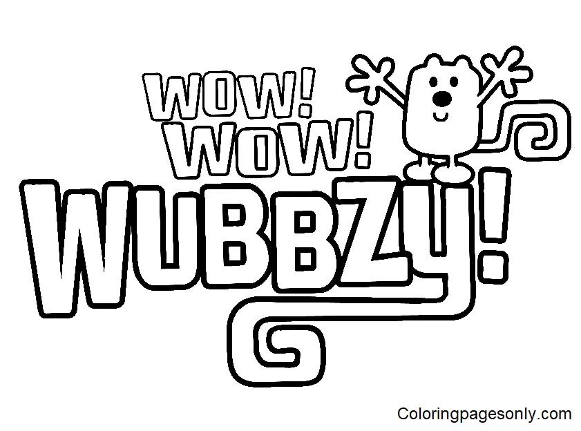Çocuklar İçin Wow Wow Wubbzy Boyama Sayfaları 