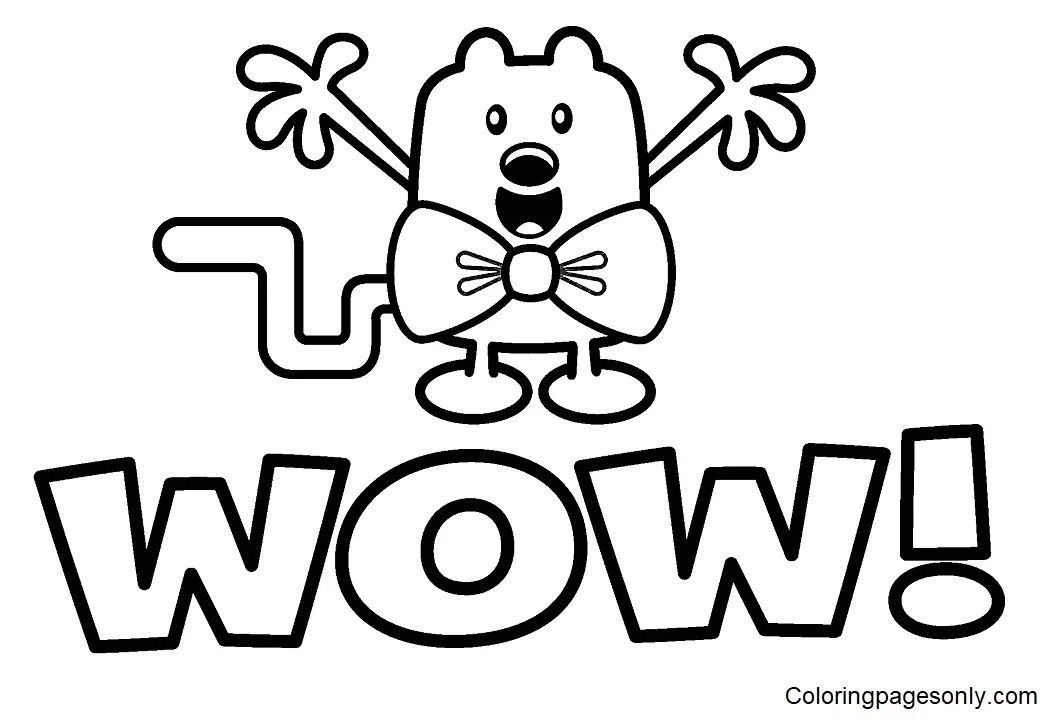 Çocuklar İçin Wow Wow Wubbzy Boyama Sayfaları 