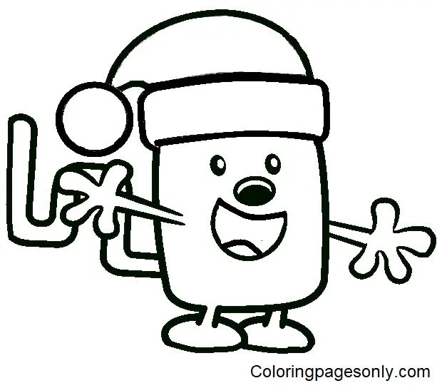 Çocuklar İçin Wow Wow Wubbzy Boyama Sayfaları 