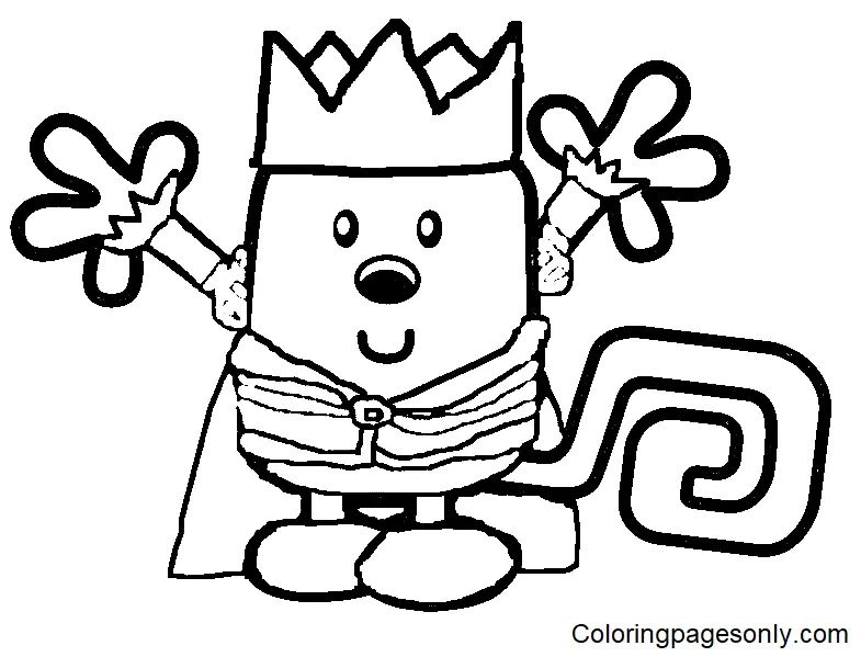 Çocuklar İçin Wow Wow Wubbzy Boyama Sayfaları 
