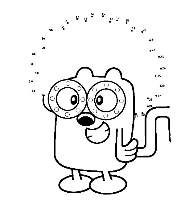 Çocuklar İçin Wow Wow Wubbzy Boyama Sayfaları 