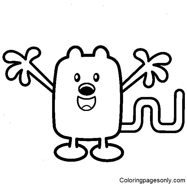 Çocuklar İçin Wow Wow Wubbzy Boyama Sayfaları 