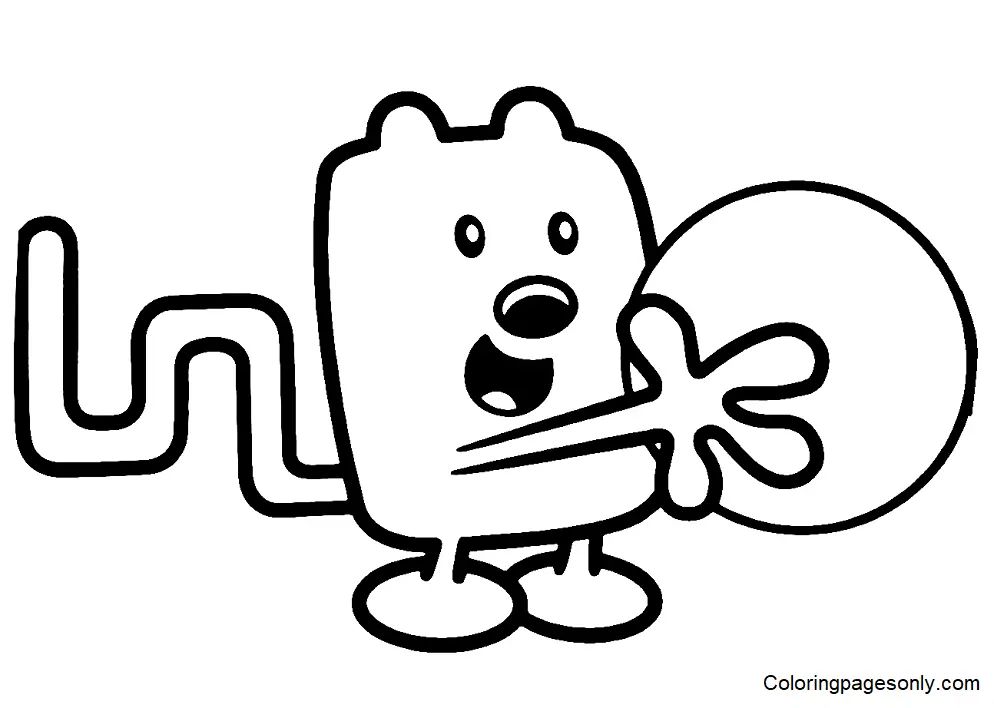 Çocuklar İçin Wow Wow Wubbzy Boyama Sayfaları 