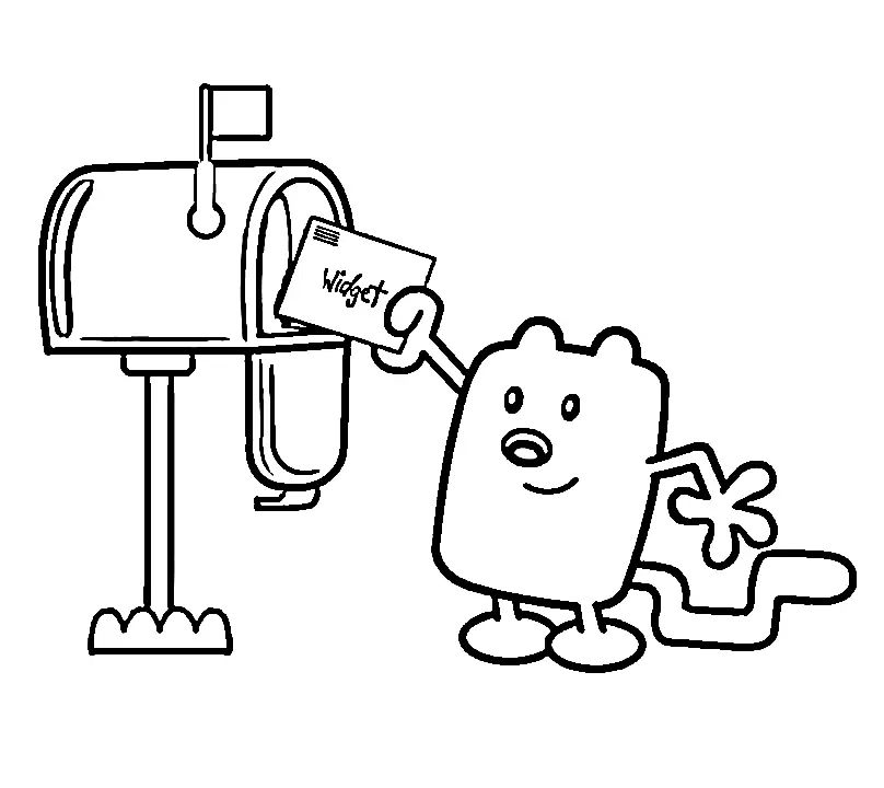 Çocuklar İçin Wow Wow Wubbzy Boyama Sayfaları 