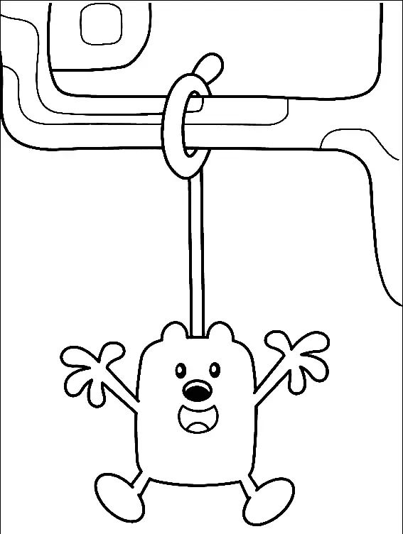 Çocuklar İçin Wow Wow Wubbzy Boyama Sayfaları 