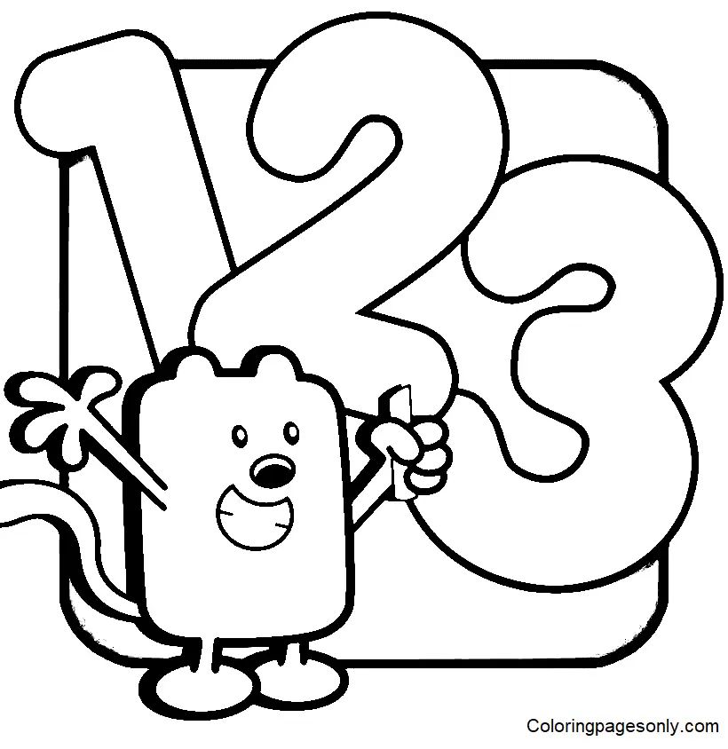 Çocuklar İçin Wow Wow Wubbzy Boyama Sayfaları 