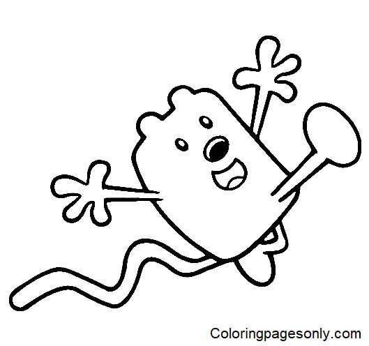 Çocuklar İçin Wow Wow Wubbzy Boyama Sayfaları 