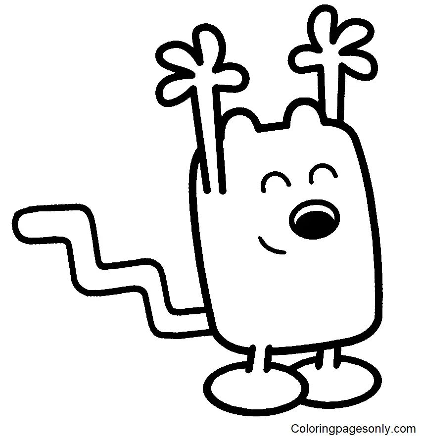 Çocuklar İçin Wow Wow Wubbzy Boyama Sayfaları 