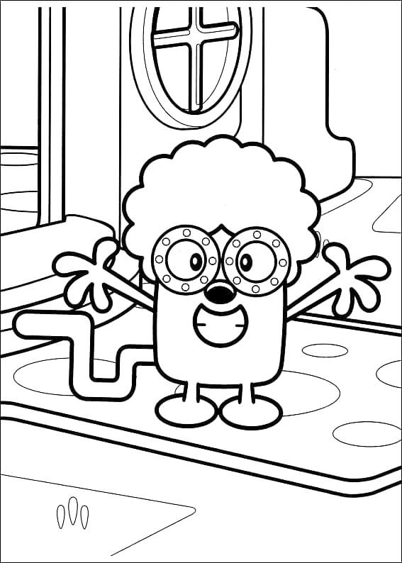 Çocuklar İçin Wow Wow Wubbzy Boyama Sayfaları 