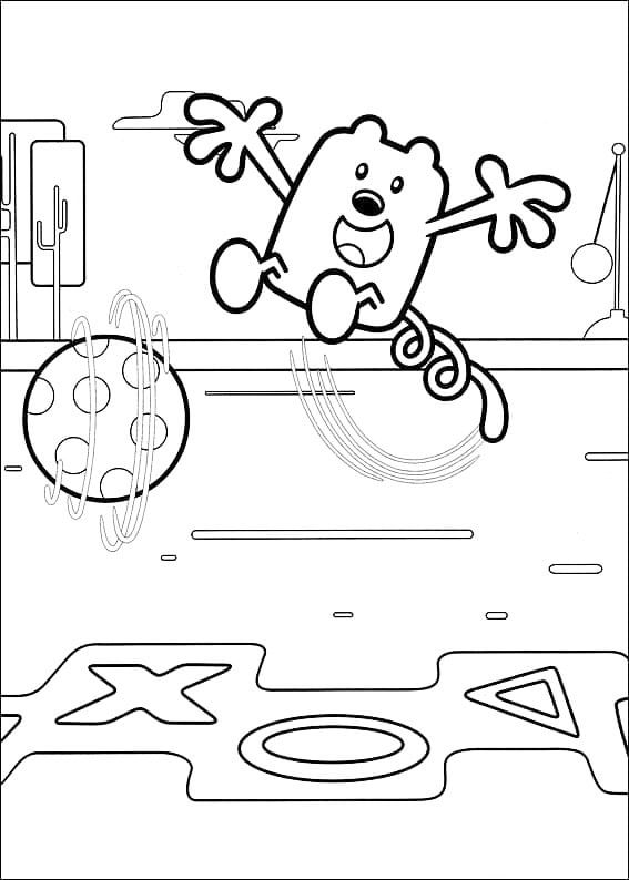Çocuklar İçin Wow Wow Wubbzy Boyama Sayfaları 