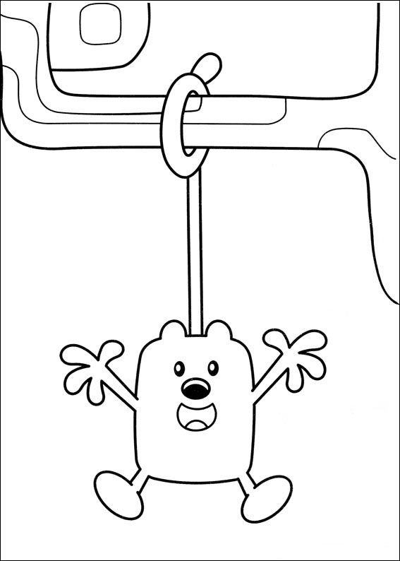 Çocuklar İçin Wow Wow Wubbzy Boyama Sayfaları 