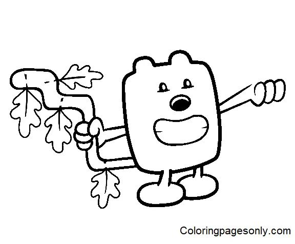 Çocuklar İçin Wow Wow Wubbzy Boyama Sayfaları 