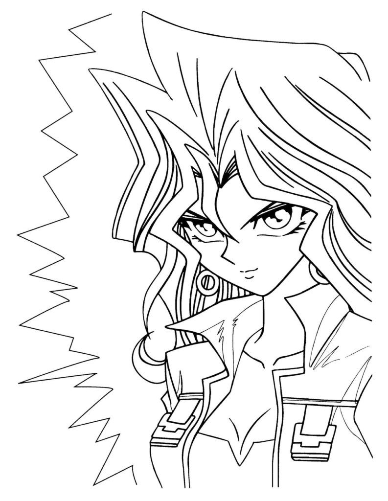 Çocuklar İçin Yu-Gi-Oh Boyama Sayfaları 
