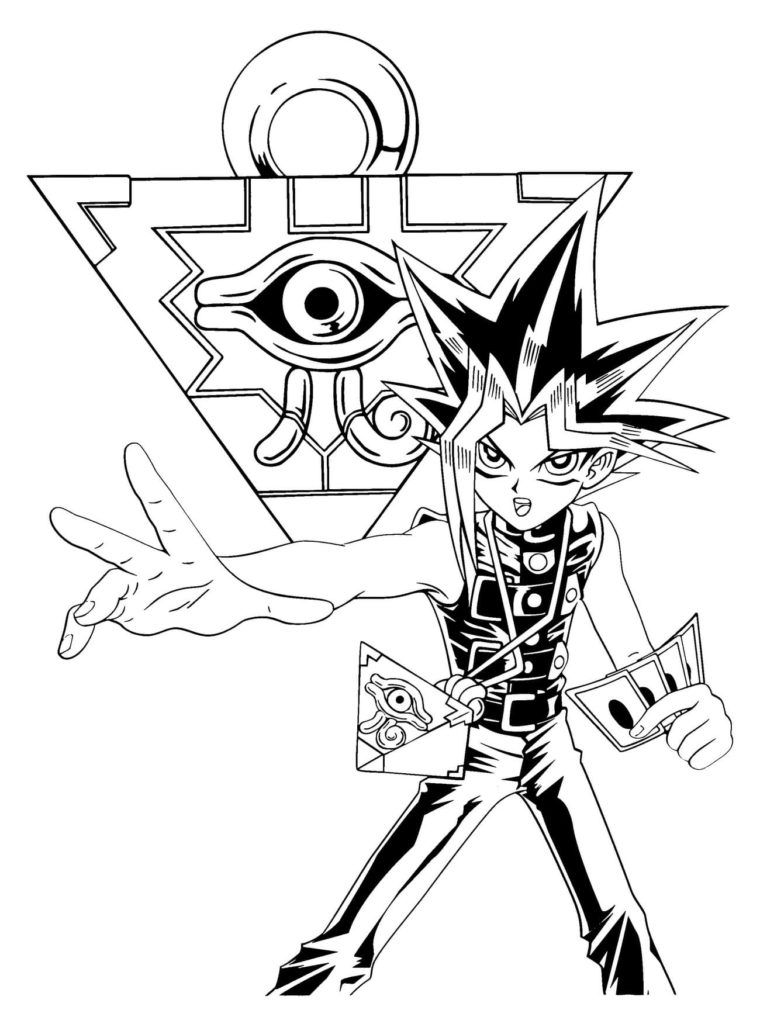 Çocuklar İçin Yu-Gi-Oh Boyama Sayfaları 