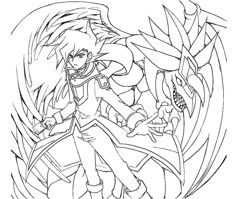Çocuklar İçin Yu-Gi-Oh Boyama Sayfaları 
