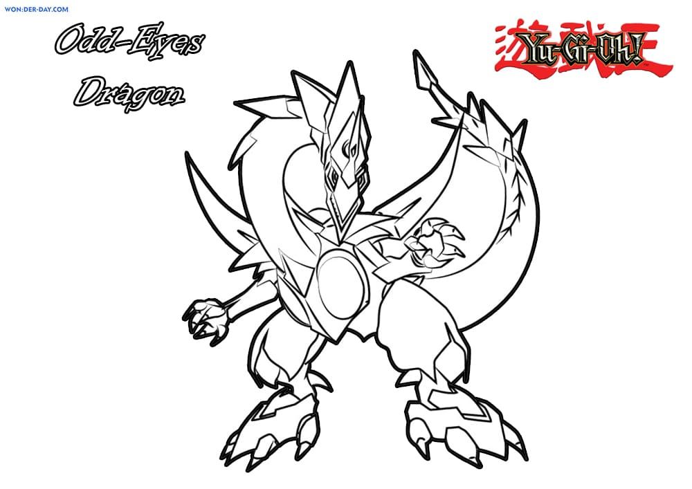 Çocuklar İçin Yu-Gi-Oh Boyama Sayfaları 