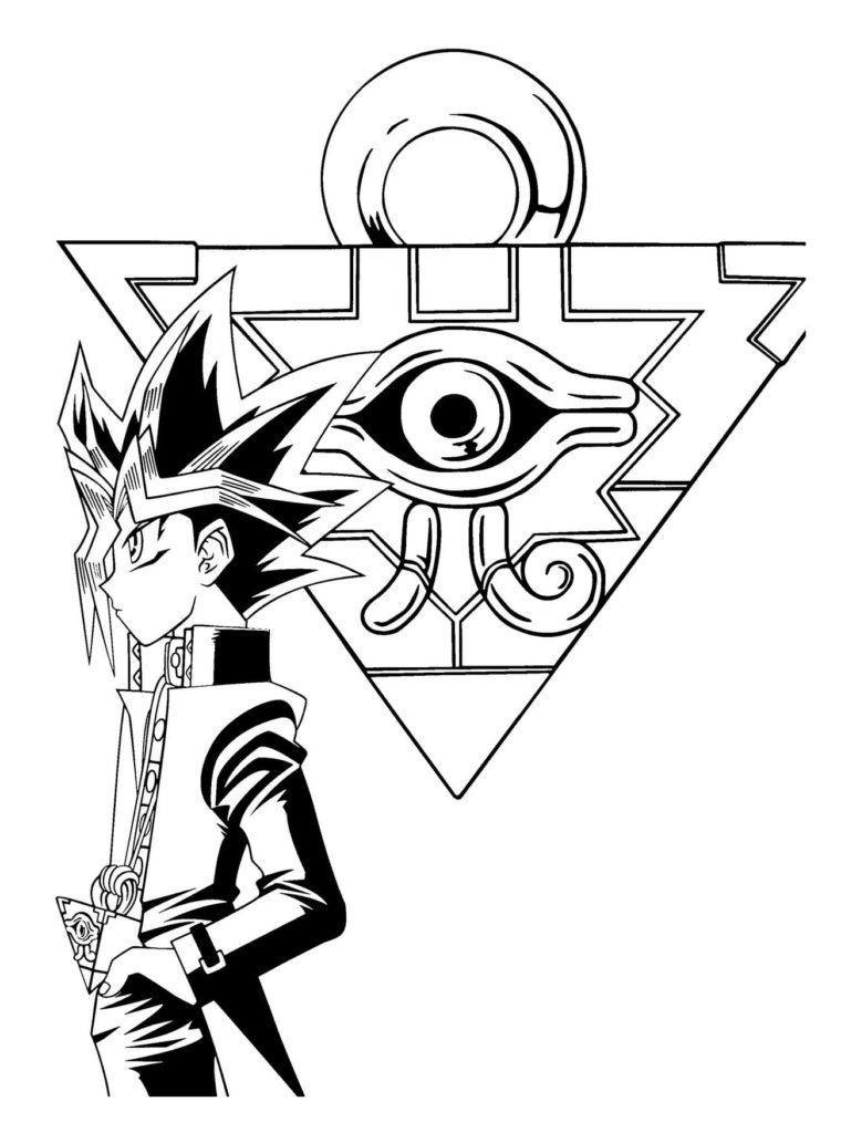 Çocuklar İçin Yu-Gi-Oh Boyama Sayfaları 