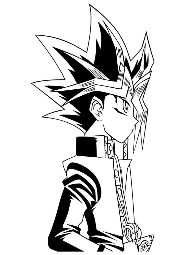 Çocuklar İçin Yu-Gi-Oh Boyama Sayfaları 