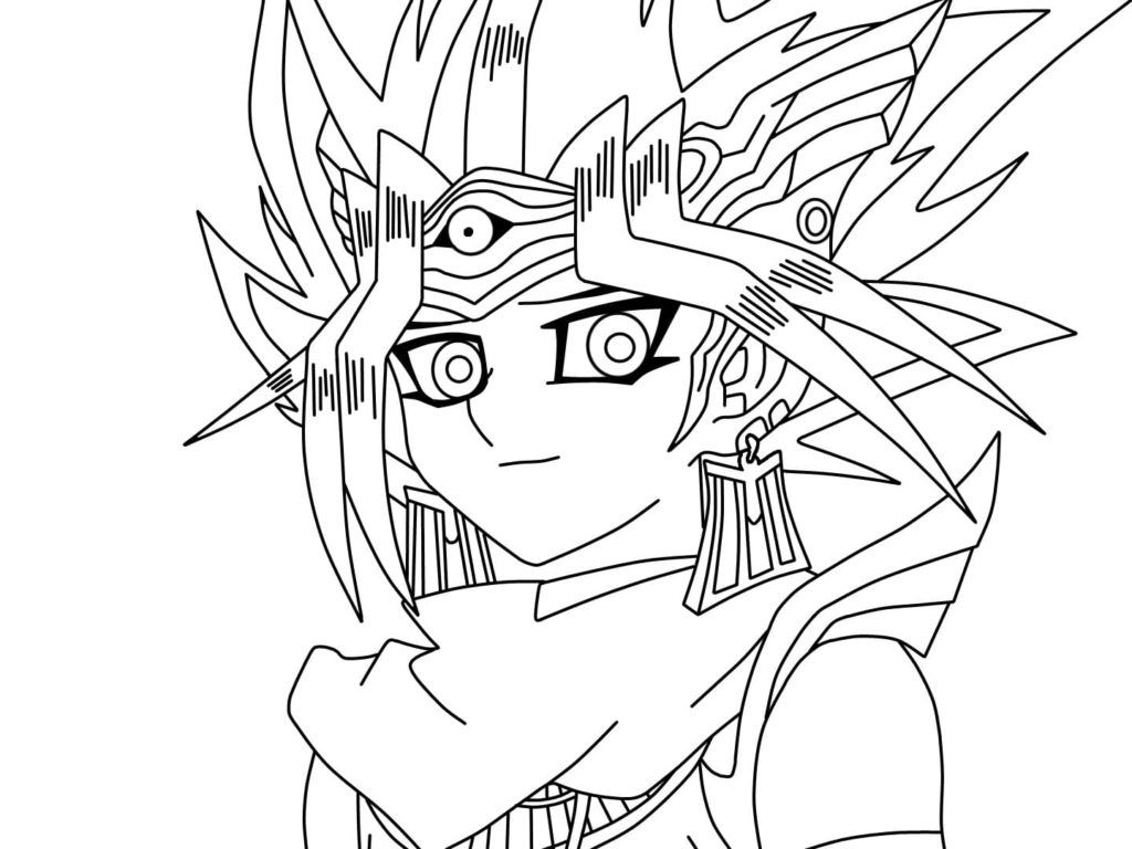 Çocuklar İçin Yu-Gi-Oh Boyama Sayfaları 