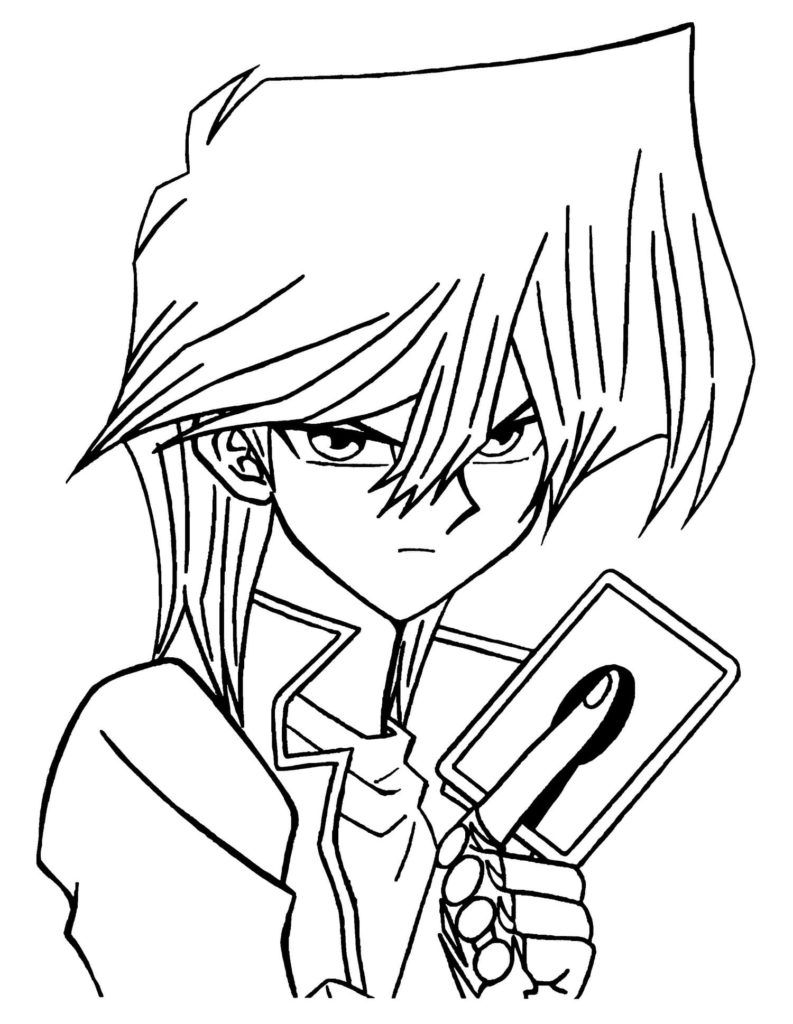 Çocuklar İçin Yu-Gi-Oh Boyama Sayfaları 