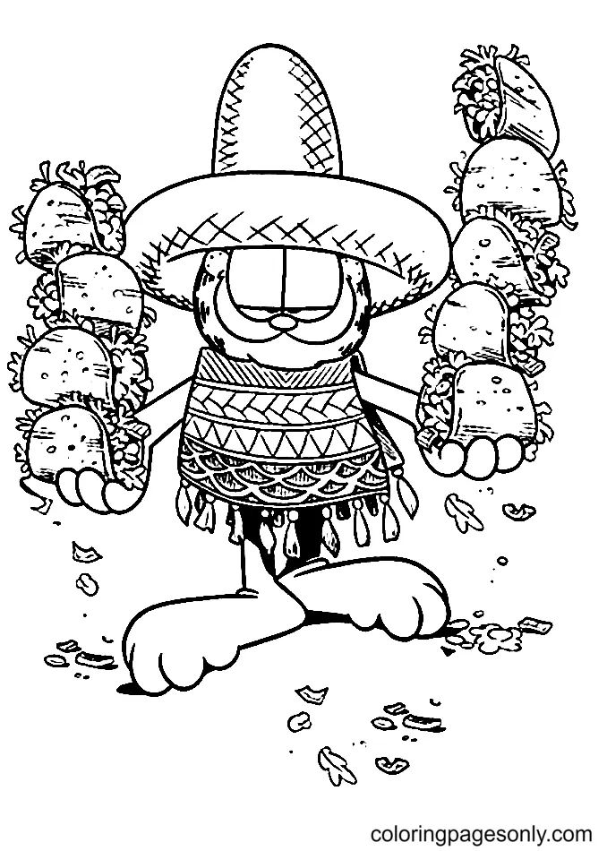 Çocuklar İçin Cinco-De-Mayo Boyama Sayfaları 