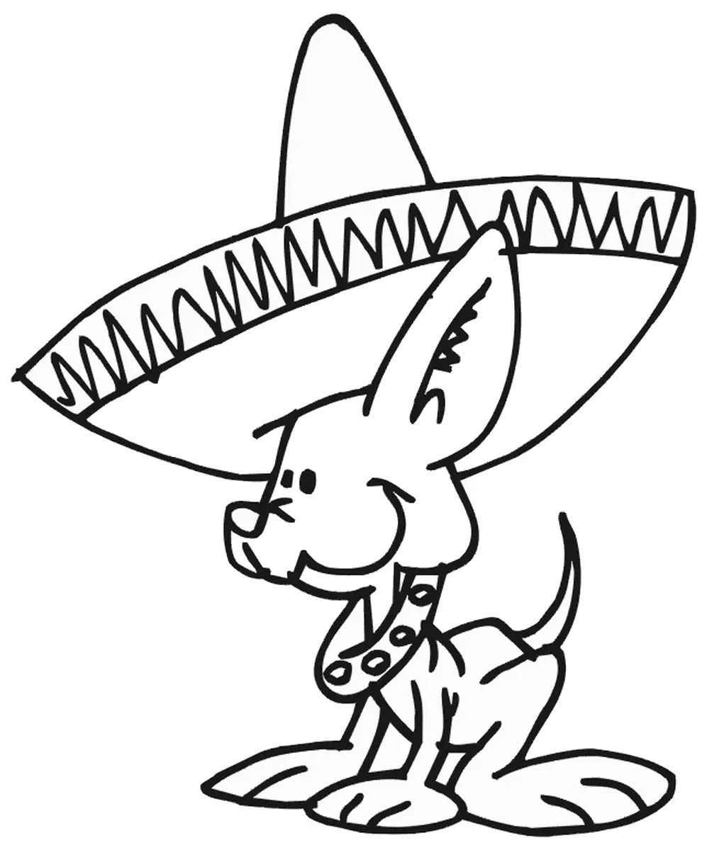 Çocuklar İçin Cinco-De-Mayo Boyama Sayfaları 