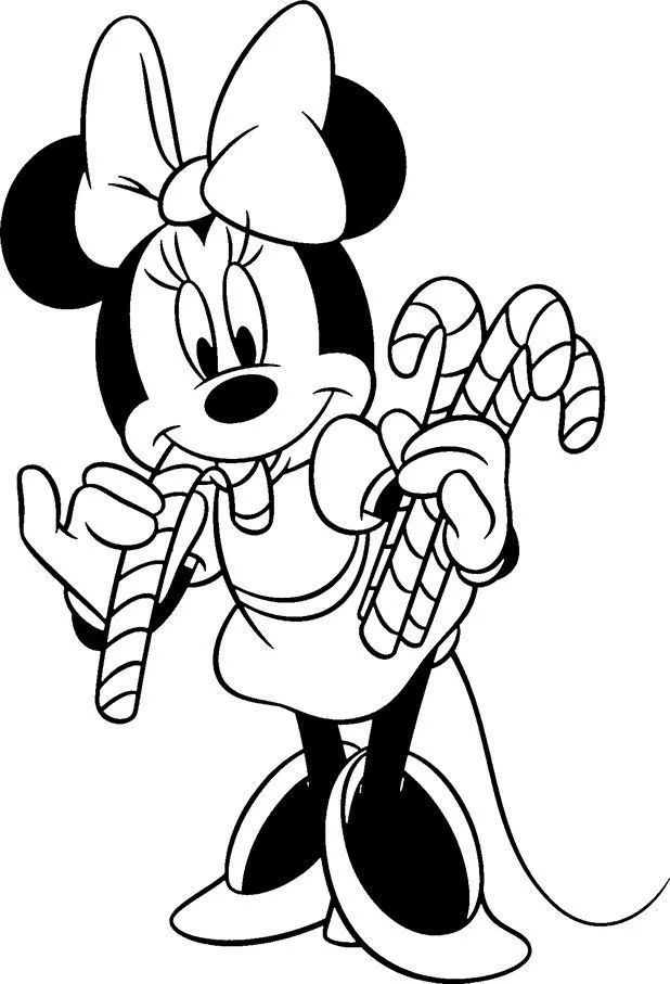 Çocuklar İçin Disney-Yeni-Yıl Boyama Sayfaları 