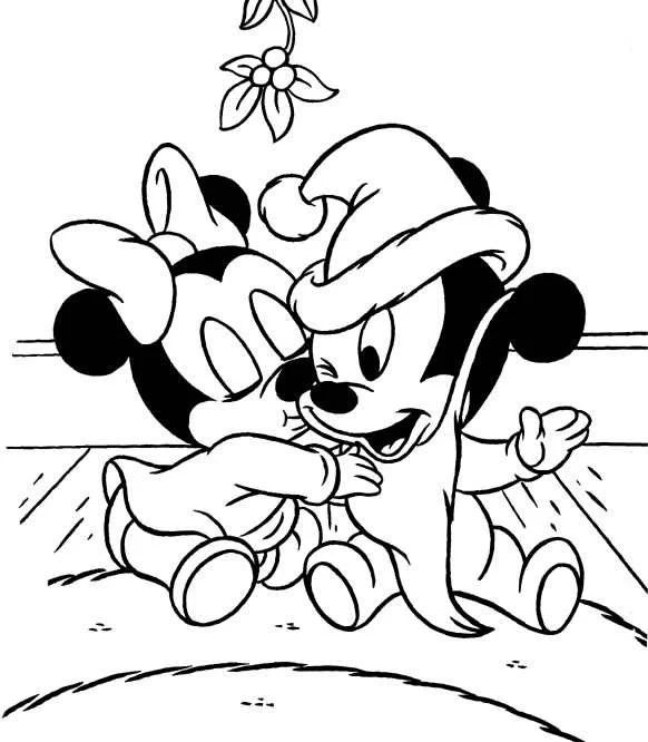 Çocuklar İçin Disney-Yeni-Yıl Boyama Sayfaları 