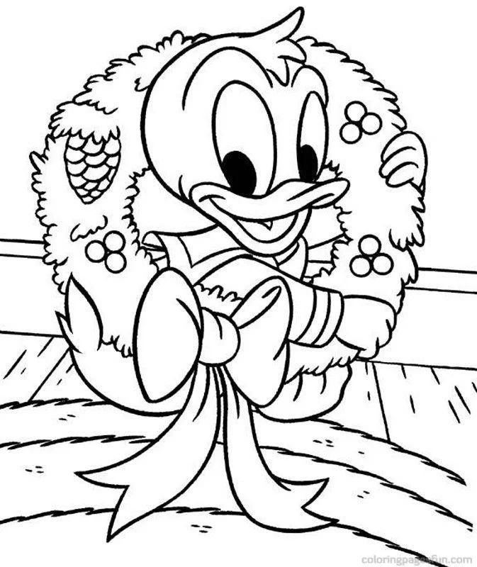 Çocuklar İçin Disney-Yeni-Yıl Boyama Sayfaları 
