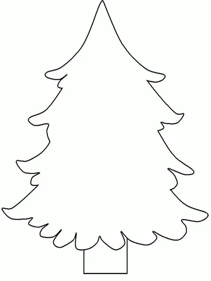 Çocuklar İçin Noel Ağacı Boyama Sayfaları 