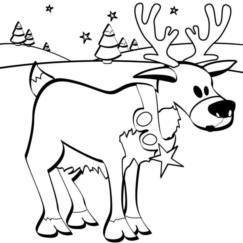 Çocuklar İçin Noel-Baba Boyama Sayfaları 