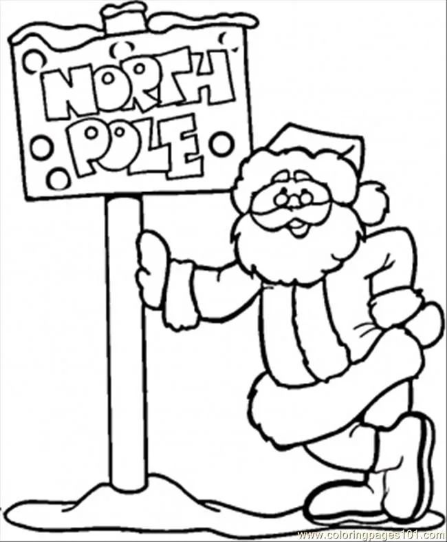 Çocuklar İçin Noel-Baba Boyama Sayfaları 