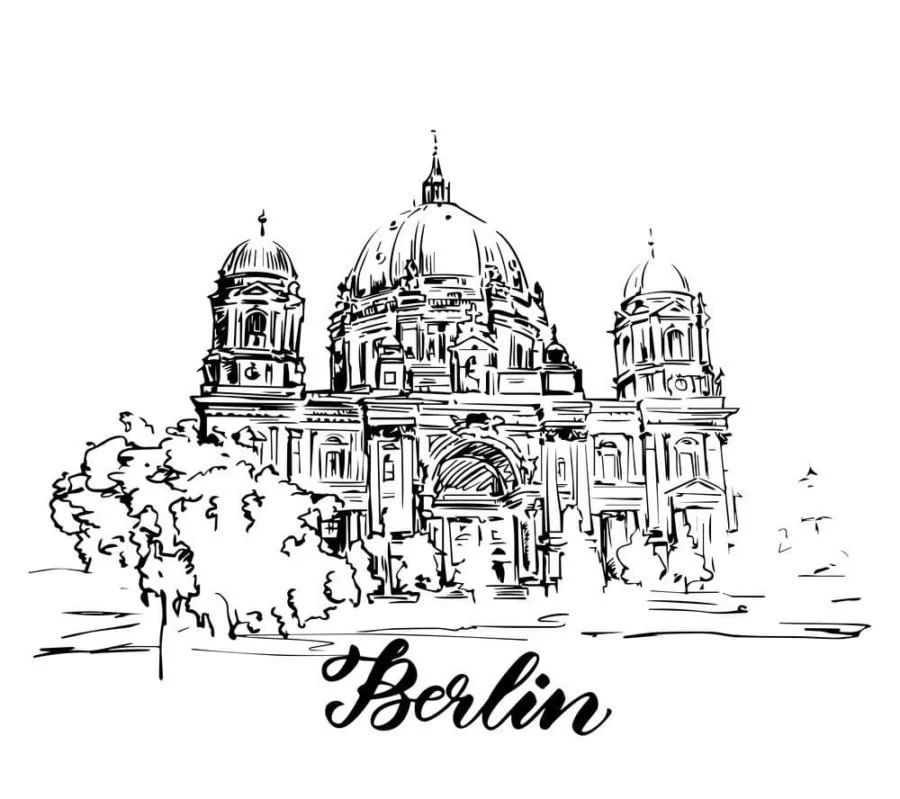 Çocuklar İçin  Ülkeler Medeniyetler Berlin Boyama Sayfaları 