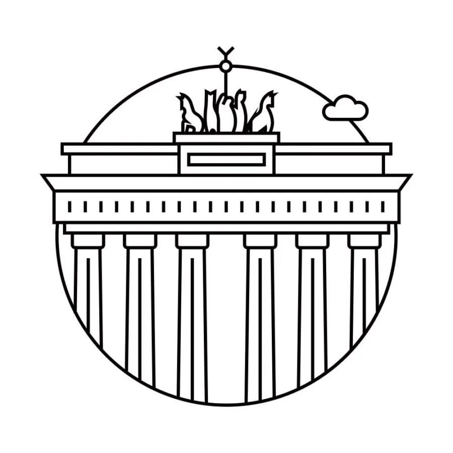 Çocuklar İçin  Ülkeler Medeniyetler Berlin Boyama Sayfaları 