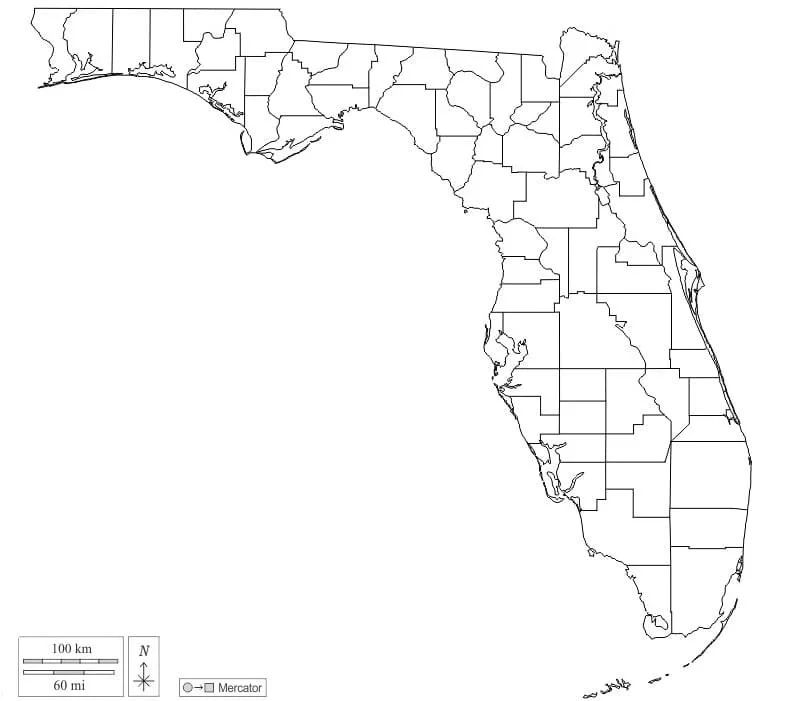 Çocuklar İçin  Ülkeler Medeniyetler Florida Boyama Sayfaları 