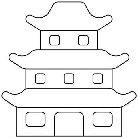 Çocuklar İçin  Ülkeler Medeniyetler Japonya Boyama Sayfaları 