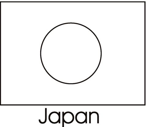 Çocuklar İçin  Ülkeler Medeniyetler Japonya Boyama Sayfaları 