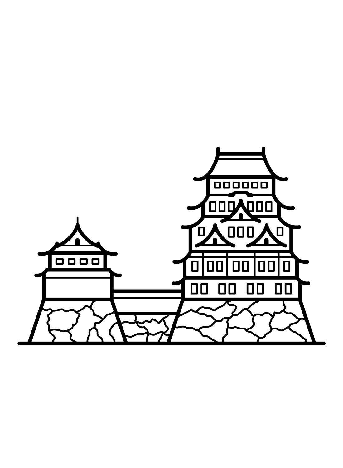 Çocuklar İçin  Ülkeler Medeniyetler Japonya Boyama Sayfaları 