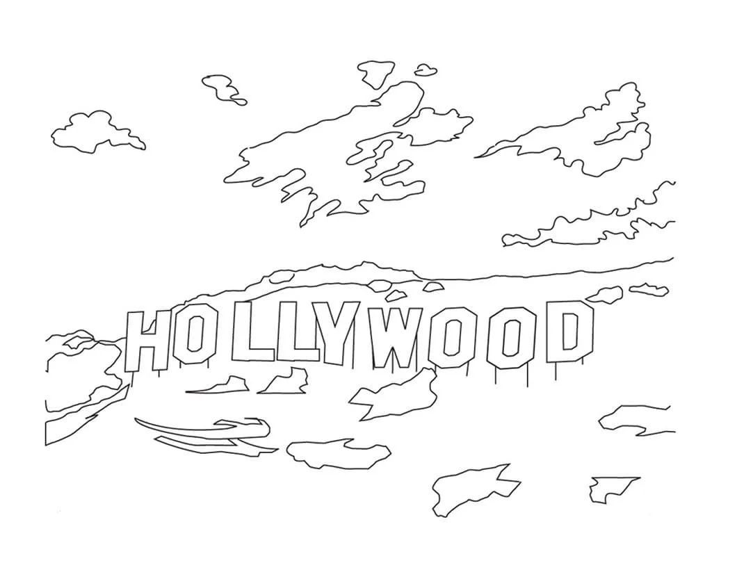 Çocuklar İçin  Ülkeler Medeniyetler Los-Angeles Boyama Sayfaları 