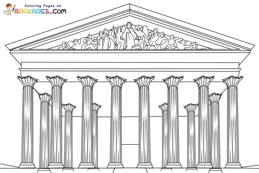Çocuklar İçin  Ülkeler Medeniyetler Paris Boyama Sayfaları 