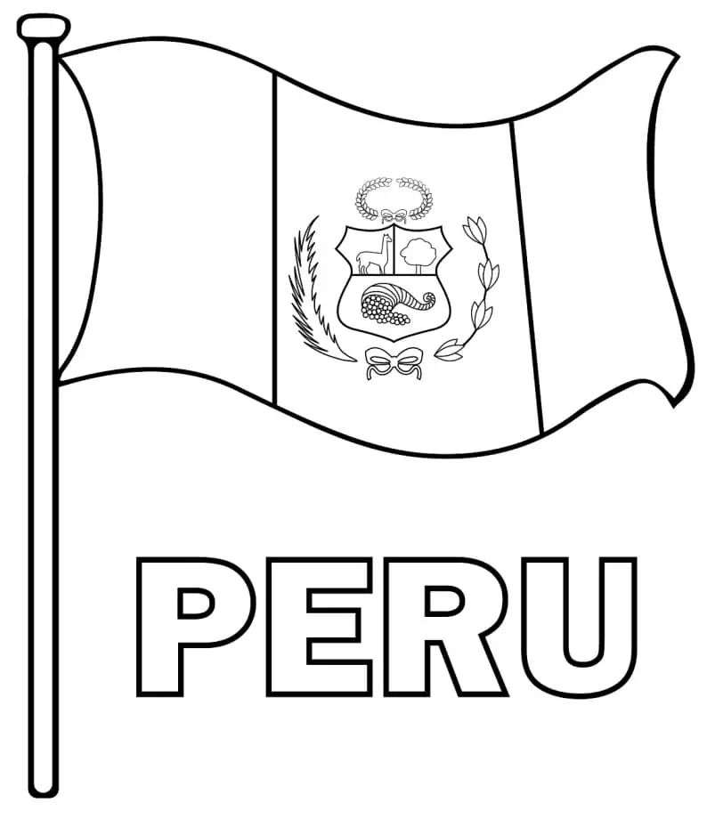 Çocuklar İçin  Ülkeler Medeniyetler Peru Boyama Sayfaları 