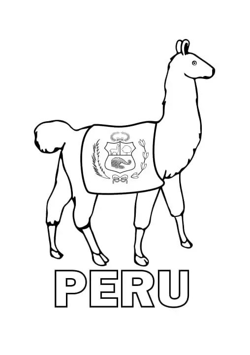 Çocuklar İçin  Ülkeler Medeniyetler Peru Boyama Sayfaları 