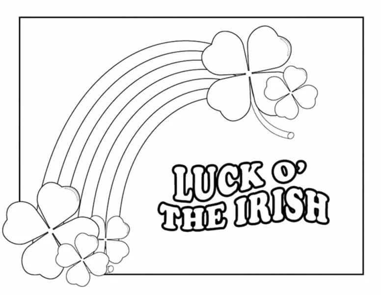 Çocuklar İçin  Ülkeler Medeniyetler irlanda Boyama Sayfaları 