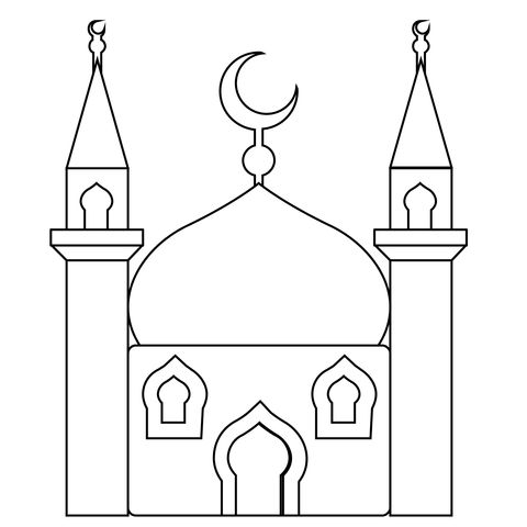 Çocuklar İçin  Ülkeler Medeniyetler islam Boyama Sayfaları 