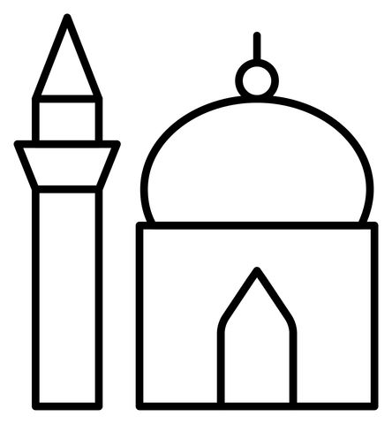 Çocuklar İçin  Ülkeler Medeniyetler islam Boyama Sayfaları 